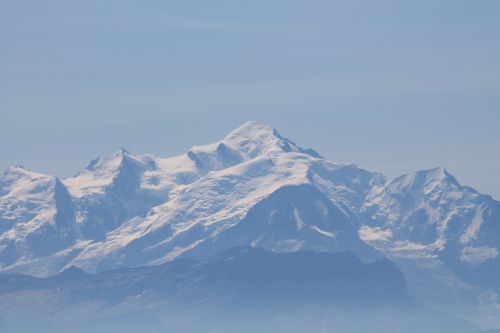 Le Mont Blanc vu de la dôle
