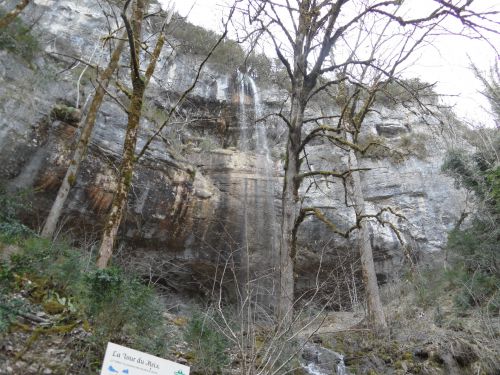 Le haut de la cascade Tuffière