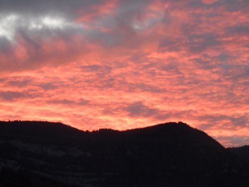 le ciel en feu