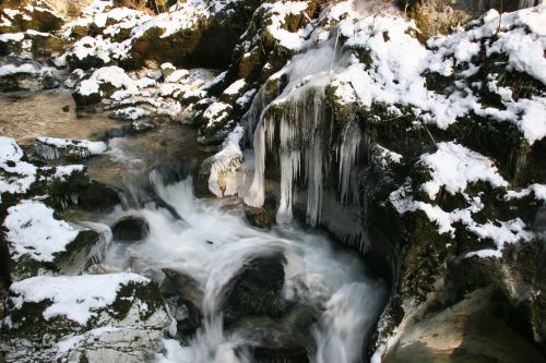 l'eau et la glace