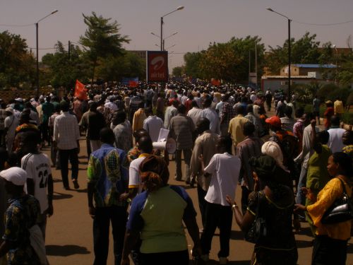 Manifestation du 8 avril 2011 à Ouagadougou