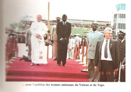 Pape Jean Paul II au Togo 1985