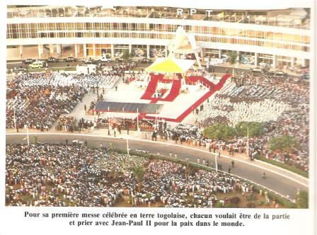 Jean Paul II au Togo sous la présidence d'Eyadéma