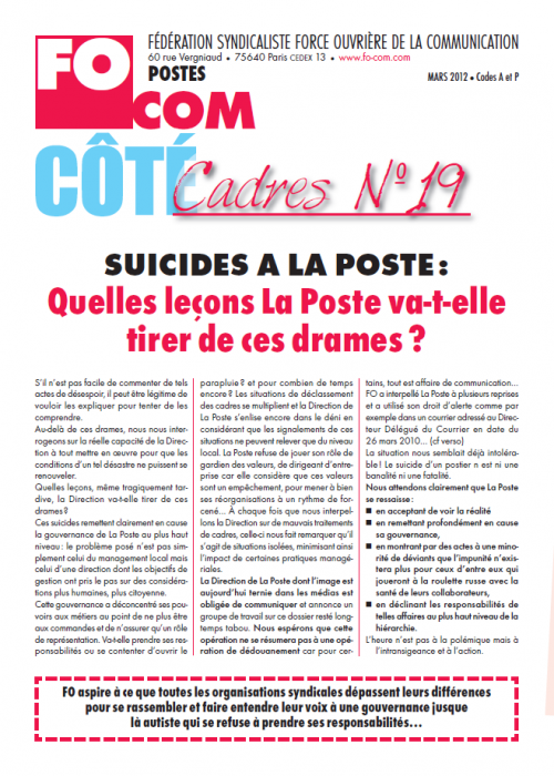 coté cadres 19