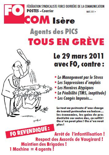 PiC greve le 29