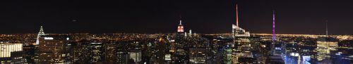 Vue de Manhattan prise du Top Of The Rock au Rockefeller Center