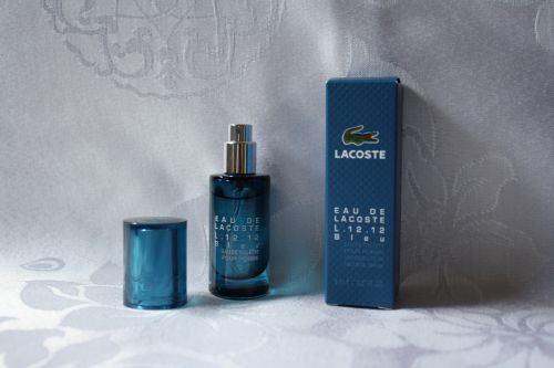 EAU DE LACOSTE L.12.12 Bleu eau de toilette pour homme vaporisateur 8ml