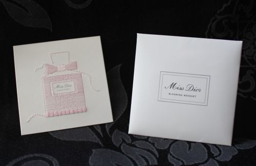 carte parfumée Miss Dior Blooming Bouquet