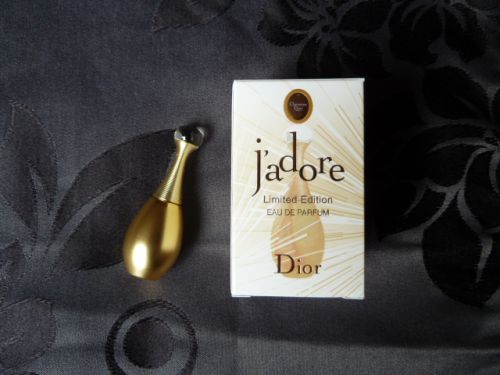 J ADORE eau de parfum edition limitée flacon or 5ml