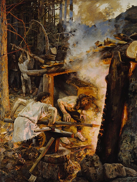 451px-Gallen_Kallela_The_Forging_of_the_Sampo.jpg