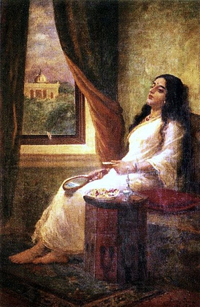 390px-Raja_Ravi_Varma_In_Contemplation.jpg