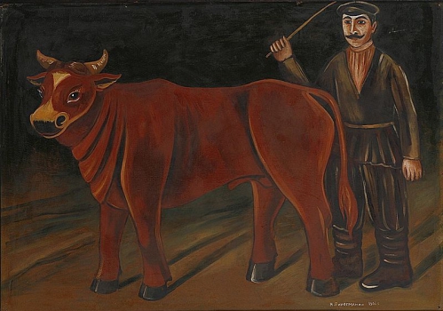 800px-Nikolai_Pirosmani-Shvili_Farmer_with_a_Bull_1916.jpg