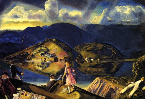 1924 The Picnic oil on canvas 76.5 x 112.4 cm.jpg