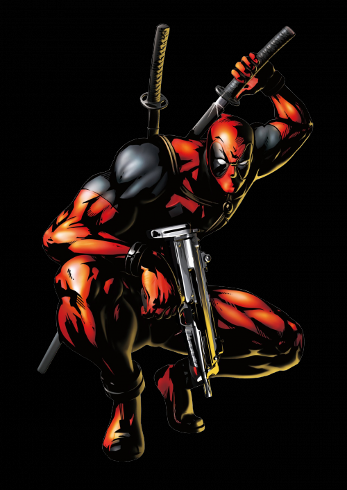 Ninja rouge et noir - Marvel