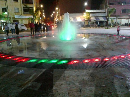 23.11.2011 fontaine  : jeu de lumière