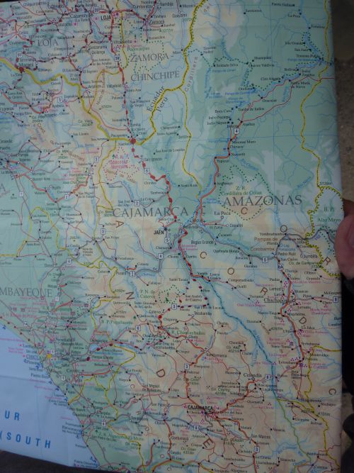 L'itineraire entre Loja et Chiclayo