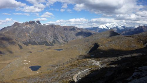 derrière le col : les lagunes