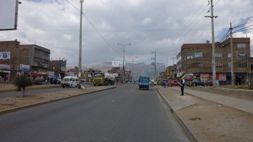 L'entrée de ville de Huancayo