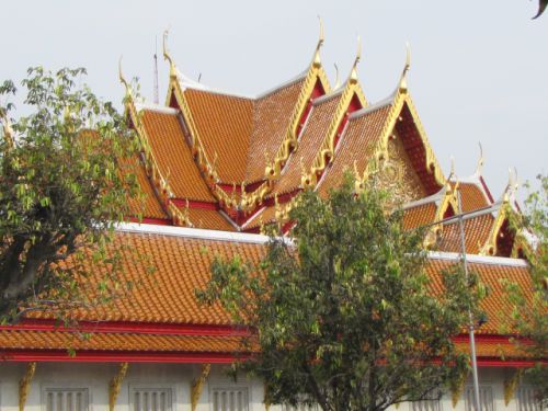 toit du temple de Marbre de Bangkok