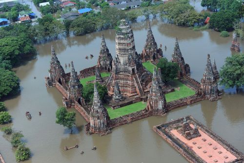 Inondations - temple