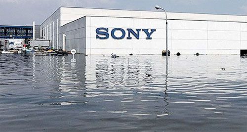 L'usine Sony à Bangkok