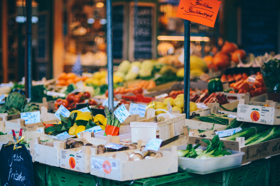 Pour faire des courses au marché