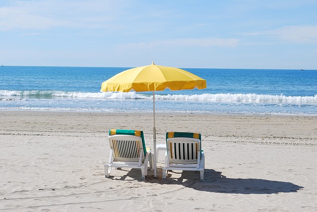 À la plage