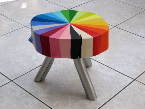 Table multicolore