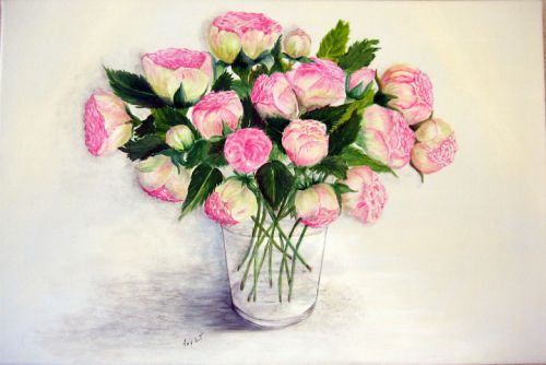 Bouquet de roses Pierre de Ronsard