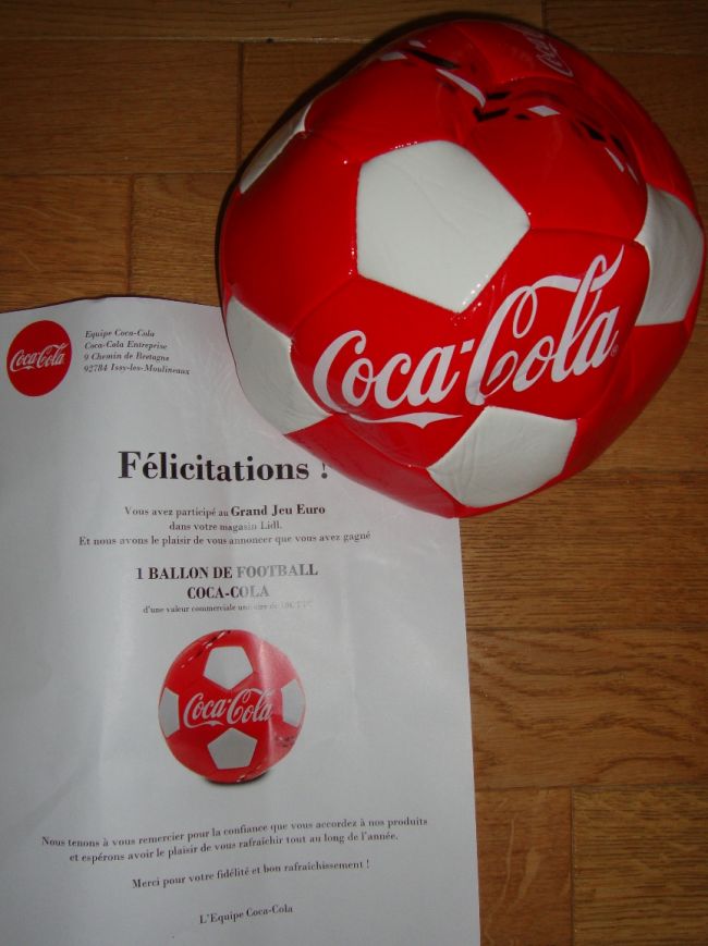 Ballon Coca Cola Lidl