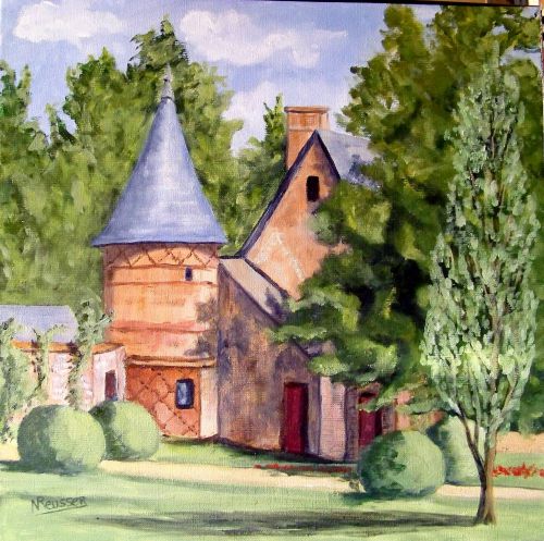 Les dépendances du château d'Imbleville - perle de la Saâne - journée peinture du patrimoine