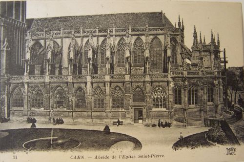 14 Caen Abside de l'Eglise Saint Pierre.