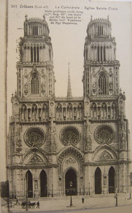 Orléans - La cathédrale -Eglise Ste Croix