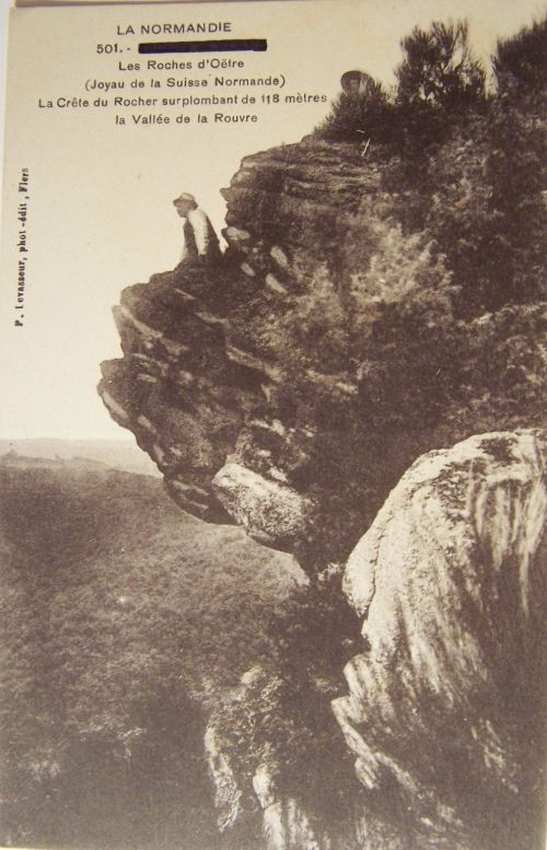 La roche d'Oëtre en suisse normande