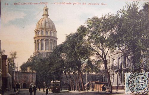 Boulogne sur mer- Cathédrale prise du dernier sou