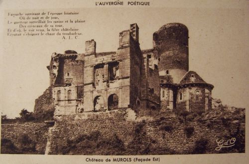 Murols - Le château façade Est