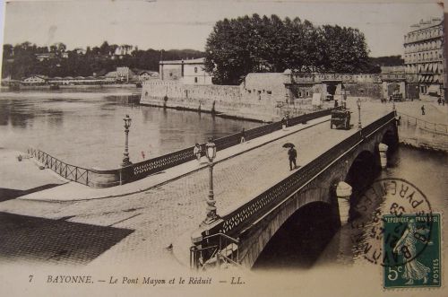 Bayonne - Le pont Mayou et le réduit