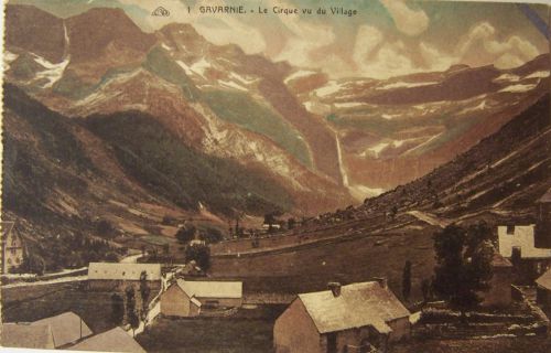 Gavarnie- Le cirque vu du village