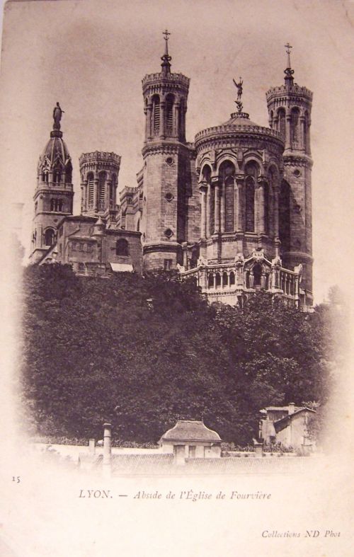 Lyon - Abside de l'église de Fourviére