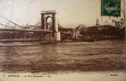 Avignon - Le pont suspendu