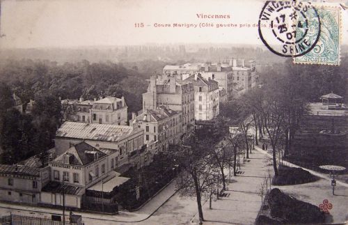 Vincennes - Cours Marigny côté gauche