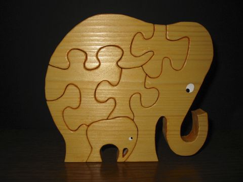 Puzzle élephant