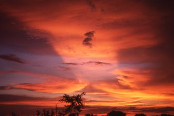 Coucher de soleil au Mexique