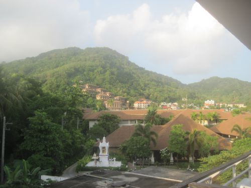 Phuket - Vue depuis le balcon de notre premier hôtel