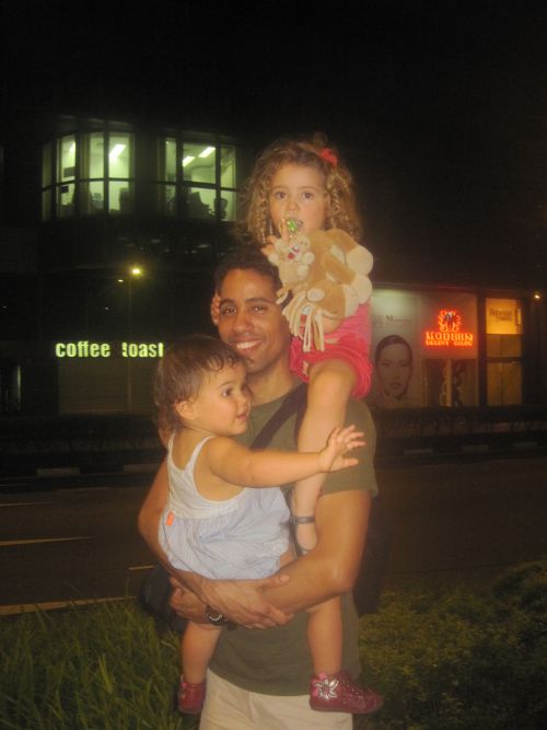 Fabrice et ses 2 filles
