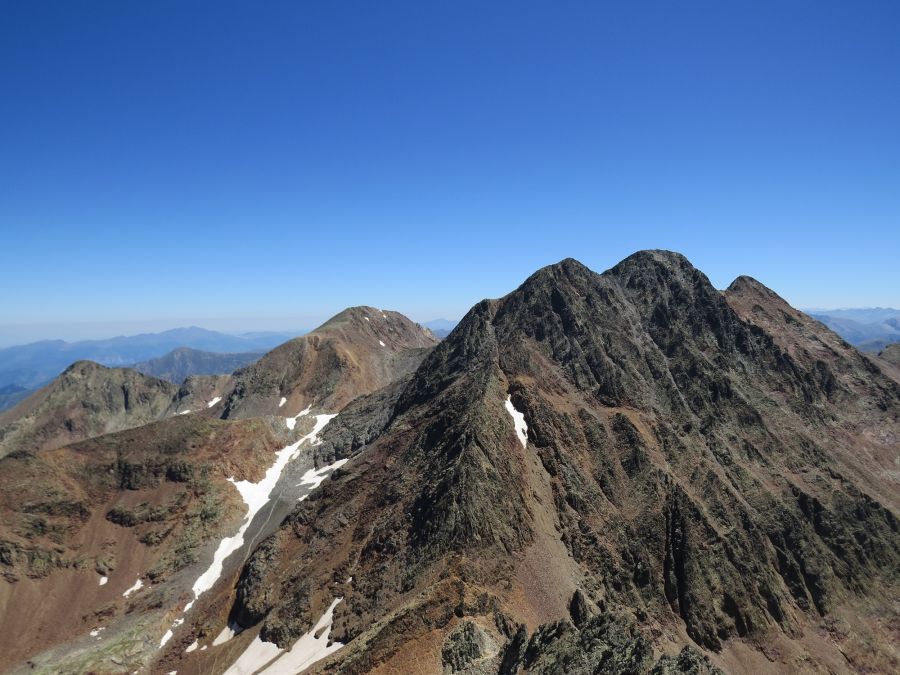 Pique d'Estats depuis le pic de Sutllò