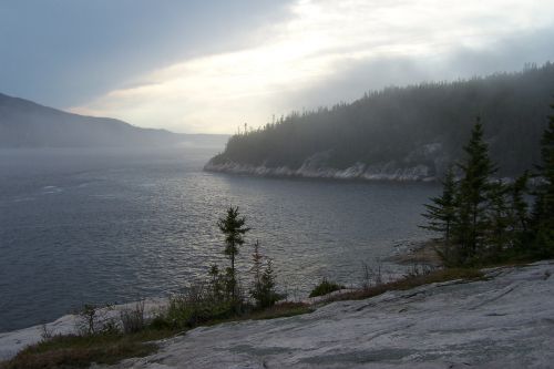 L ' entrée du fjord de la Saguenay 
