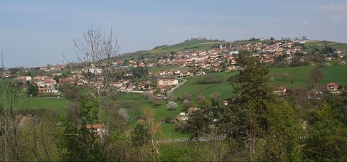 Sourcieux-les-Mines, village des Monts du Lyonnais