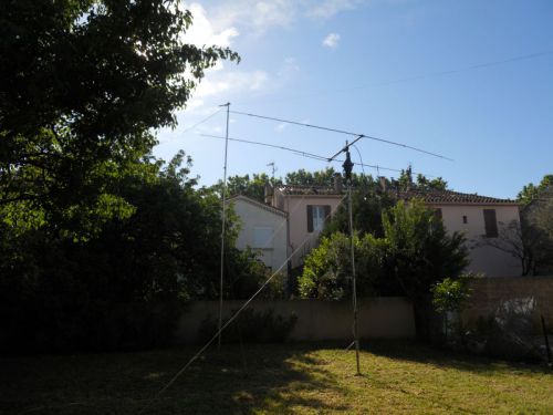 Antenna Yagi 2 elements and G5RV in 2013
