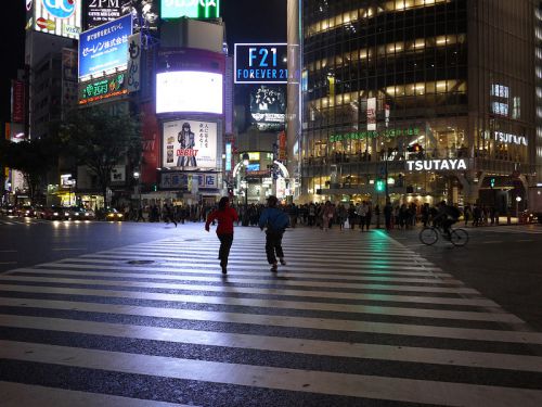 Shibuya running